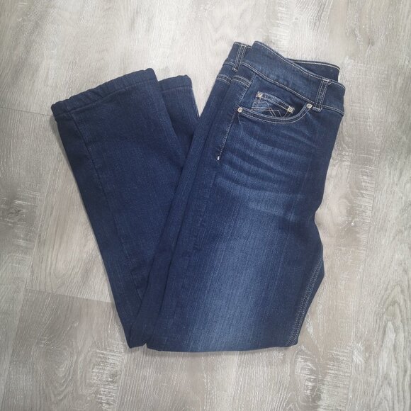 Wind River High Rise Lined Ladies Medium Wash Size 8 Blue Jeans - Picture 4 of 13